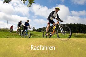 Radfahrer auf einer Tour